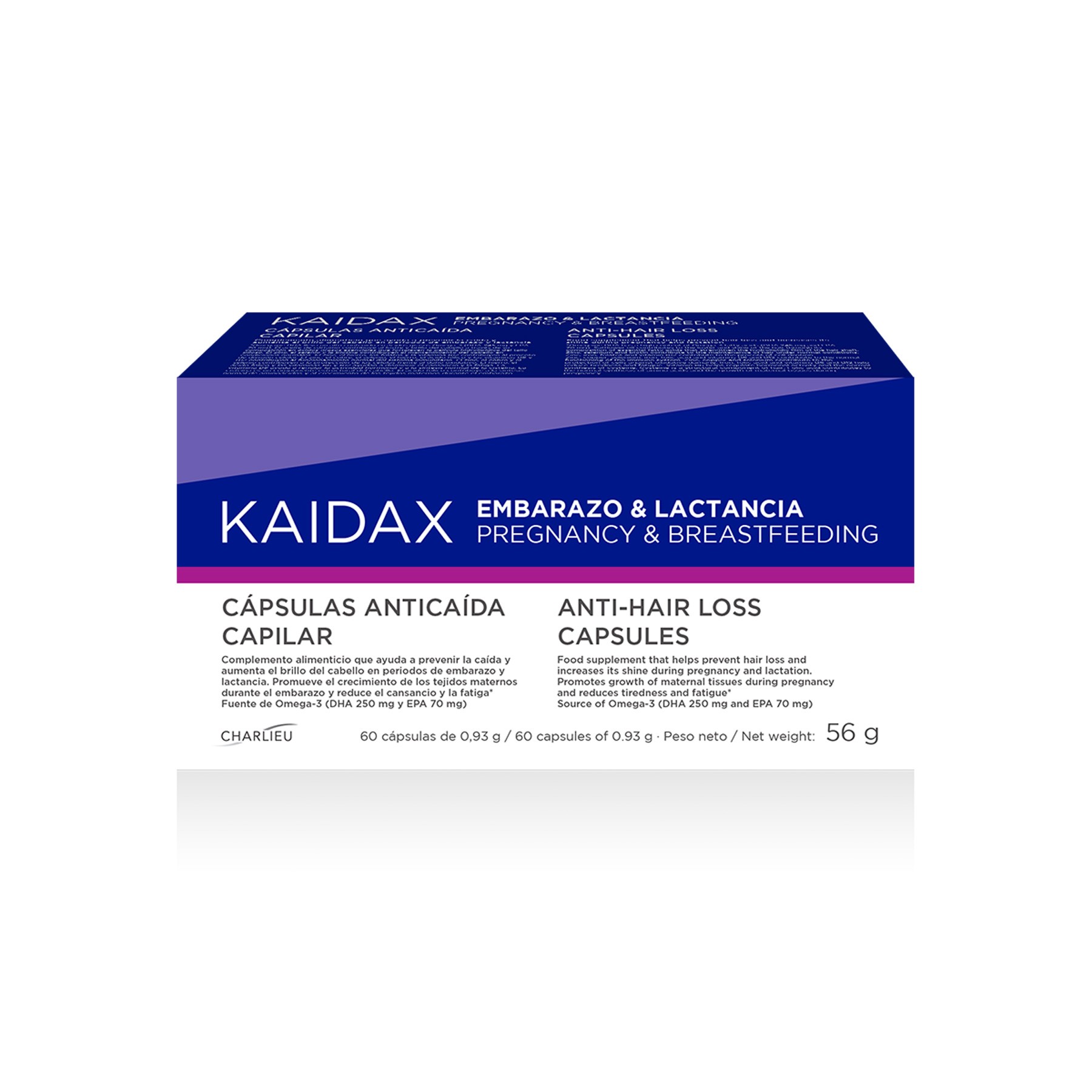 Kaidax embarazo y lactancia 60 cápsulas