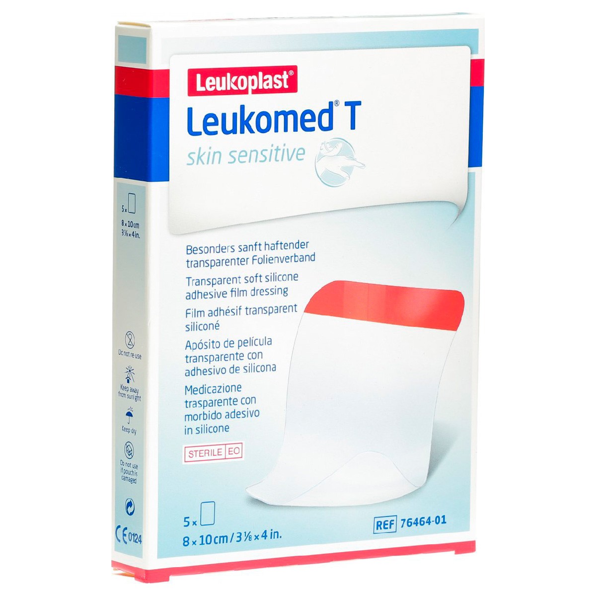 Leukoplast Leukomed T Skin Sensitive apósito 8x10cm 5u